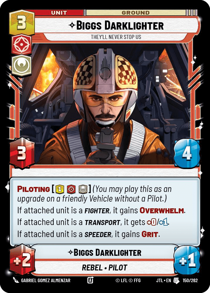 ⟡ Biggs Darklighter, They'll Never Stop Us