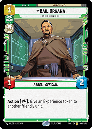 ⟡ Bail Organa, Rebel Councilor