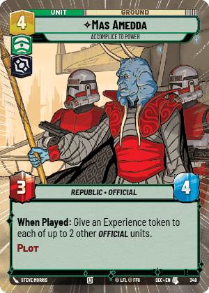 ⟡ Mas Amedda, Accomplice to Power