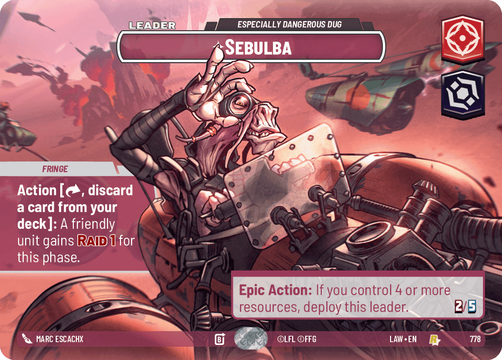 ⟡ Sebulba, Especially Dangerous Dug