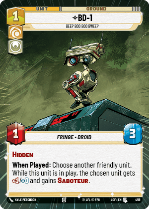 ⟡ BD-1, Beep Boo Boo Bweep