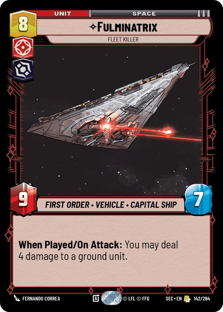 ⟡ Fulminatrix, Fleet Killer