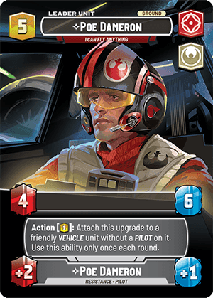 ⟡ Poe Dameron, I Can Fly Anything (back)