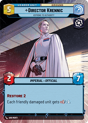 ⟡ Director Krennic, Aspiring to Authority (back)
