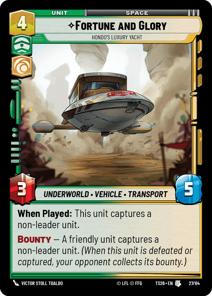 ⟡ Fortune and Glory, Hondo's Luxury Yacht