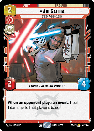 ⟡ Adi Gallia, Stern and Focused