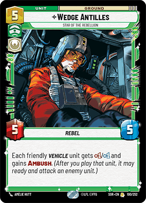 ⟡ Wedge Antilles, Star of the Rebellion