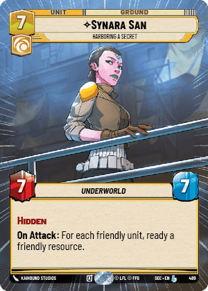⟡ Synara San, Harboring a Secret