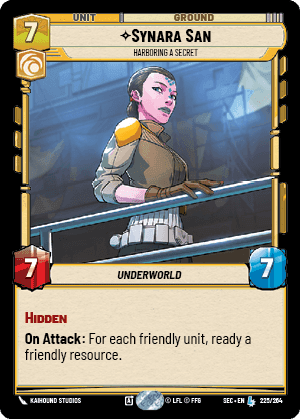 ⟡ Synara San, Harboring a Secret