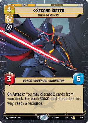 ⟡ Second Sister, Seeking the Holocron