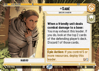 ⟡ Sabé, Queen's Shadow