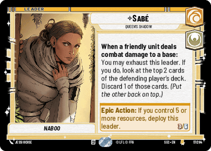 ⟡ Sabé, Queen's Shadow