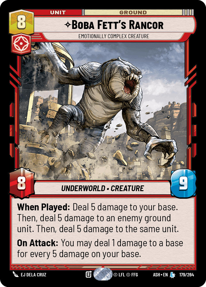⟡ Boba Fett's Rancor, Emotionally Complex Creature