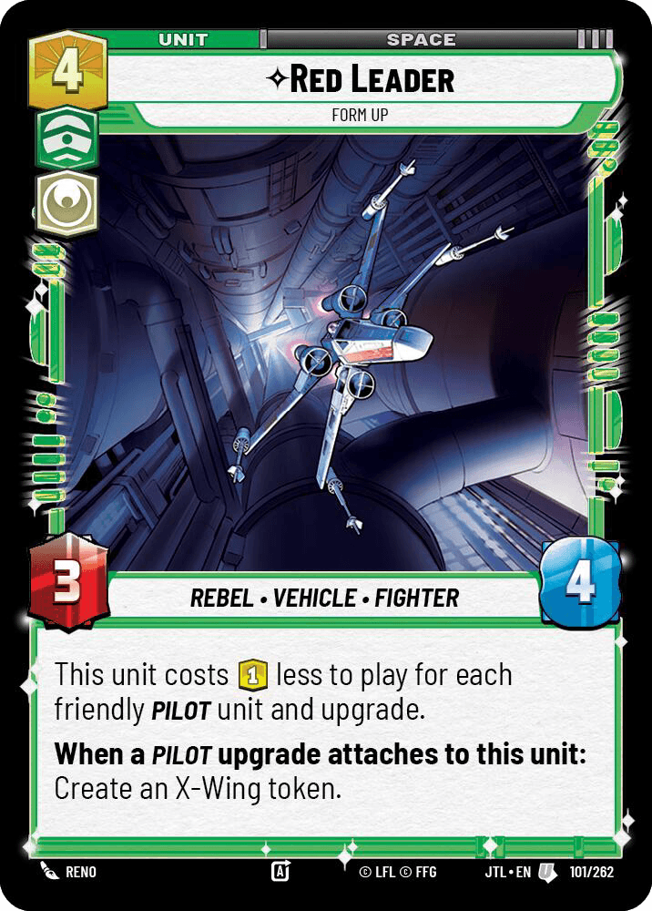 ⟡ Red Leader, Form Up
