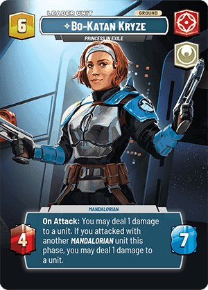 ⟡ Bo-Katan Kryze, Princess in Exile (back)