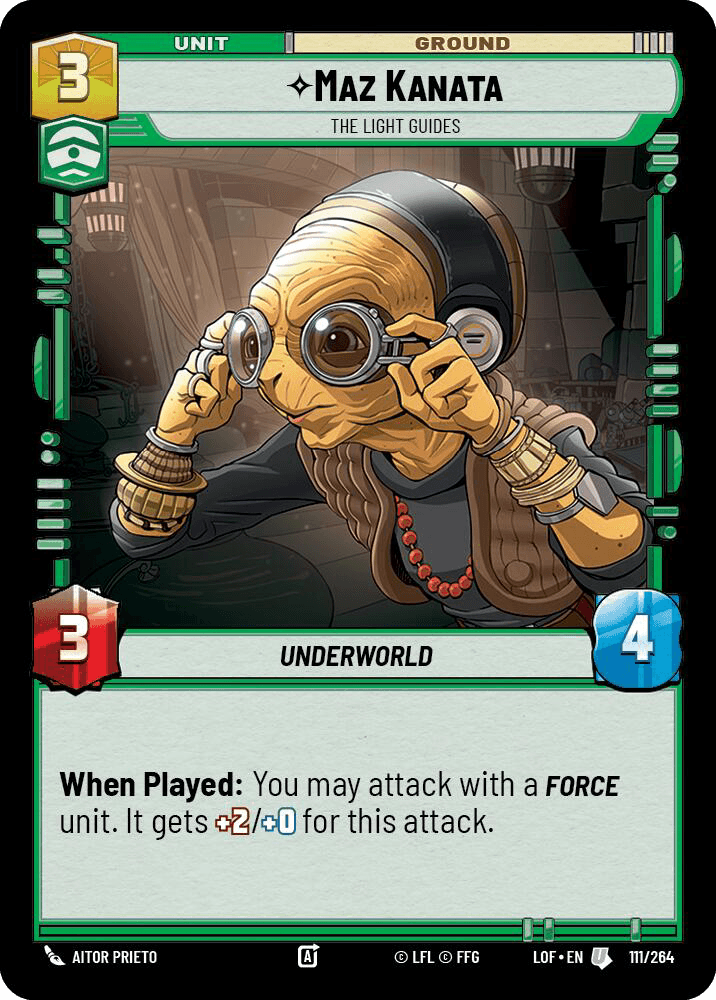⟡ Maz Kanata, The Light Guides