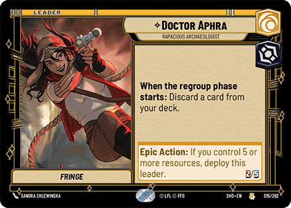 ⟡ Doctor Aphra, Rapacious Archaeologist