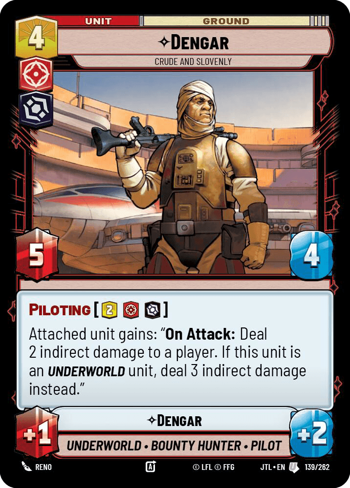 ⟡ Dengar, Crude and Slovenly