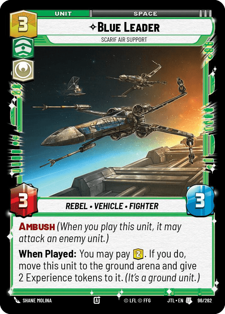 ⟡ Blue Leader, Scarif Air Support