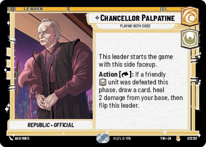 ⟡ Chancellor Palpatine, Playing Both Sides
