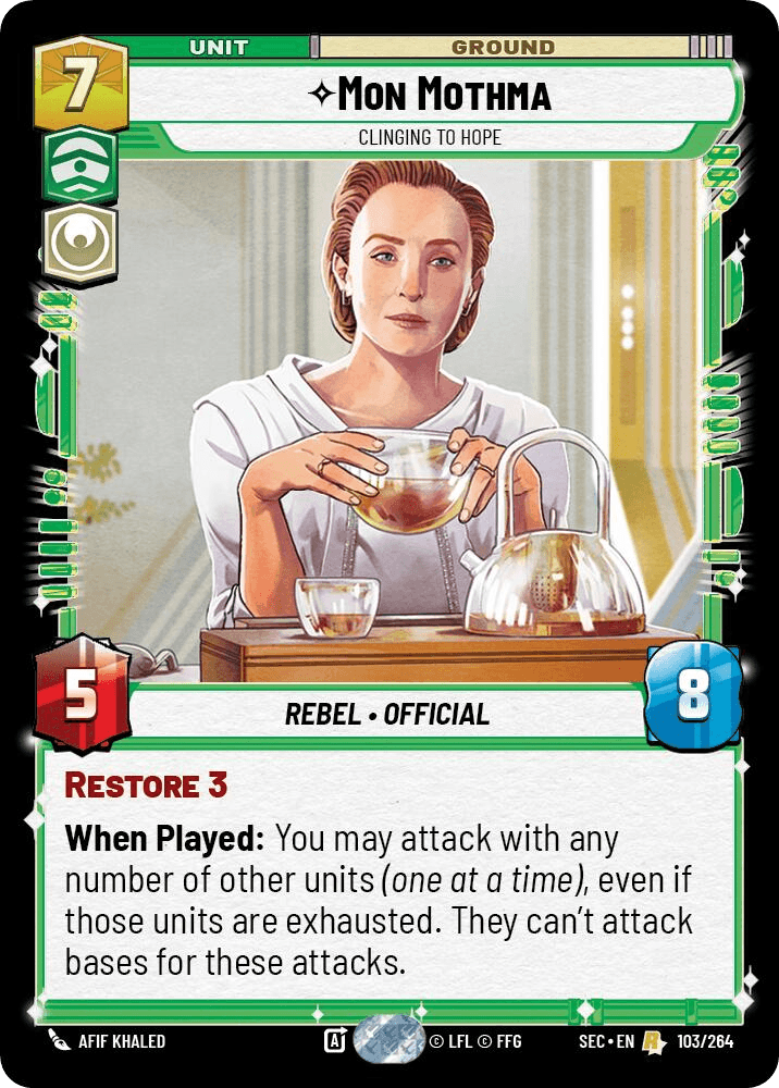 ⟡ Mon Mothma, Clinging to Hope