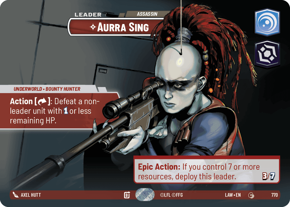 ⟡ Aurra Sing, Assassin