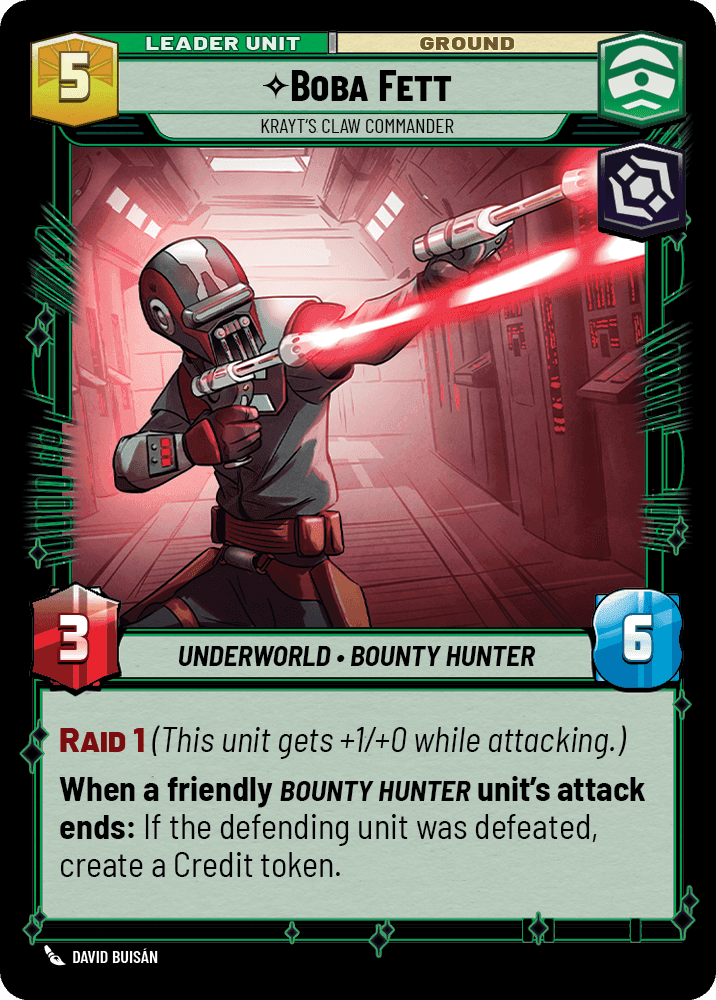 ⟡ Boba Fett, Krayt's Claw Commander (back)