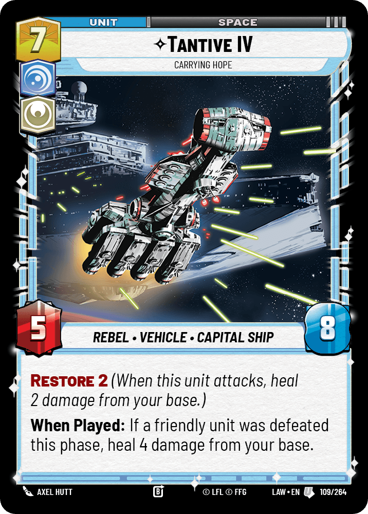 ⟡ Tantive IV, Carrying Hope