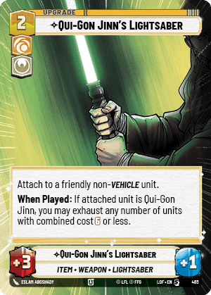 ⟡ Qui-Gon Jinn's Lightsaber