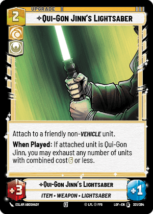 ⟡ Qui-Gon Jinn's Lightsaber