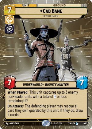 ⟡ Cad Bane, Hostage Taker