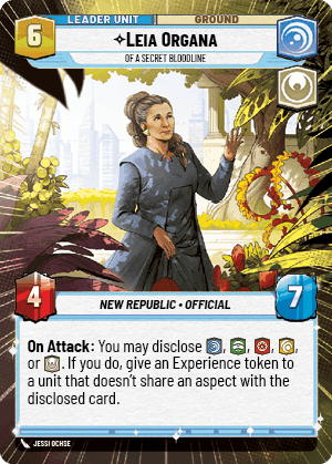 ⟡ Leia Organa, Of A Secret Bloodline (back)