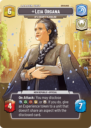 ⟡ Leia Organa, Of A Secret Bloodline (back)