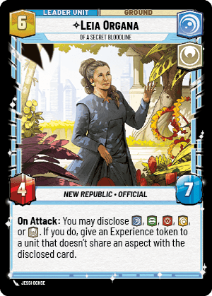 ⟡ Leia Organa, Of A Secret Bloodline (back)