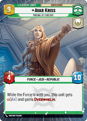 ⟡ Avar Kriss, Marshal of Starlight (back)