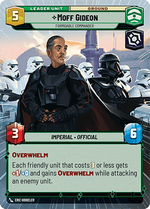 ⟡ Moff Gideon, Formidable Commander (back)