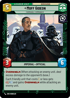 ⟡ Moff Gideon, Formidable Commander (back)