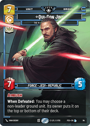 ⟡ Qui-Gon Jinn, The Negotiations Will Be Short