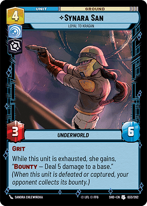 ⟡ Synara San, Loyal to Kragan