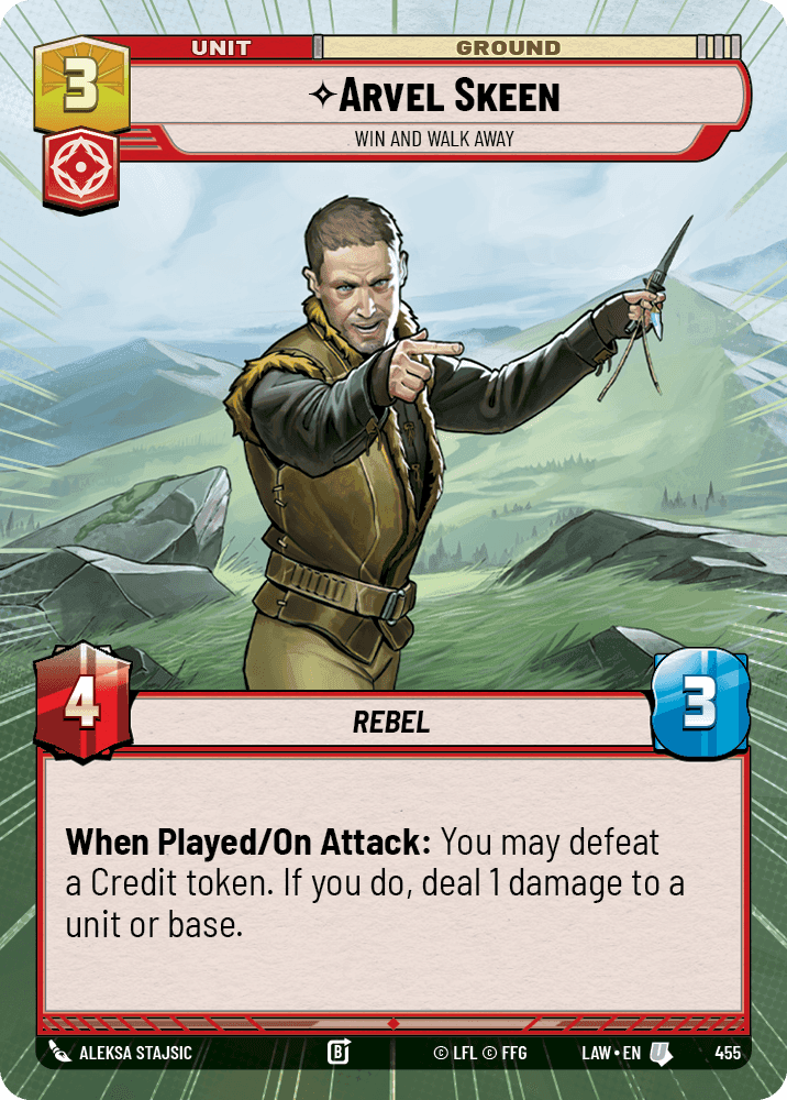 ⟡ Arvel Skeen, Win and Walk Away